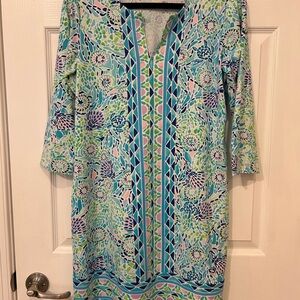 Lilly Pulitzer Women's Dress in Blue and Green